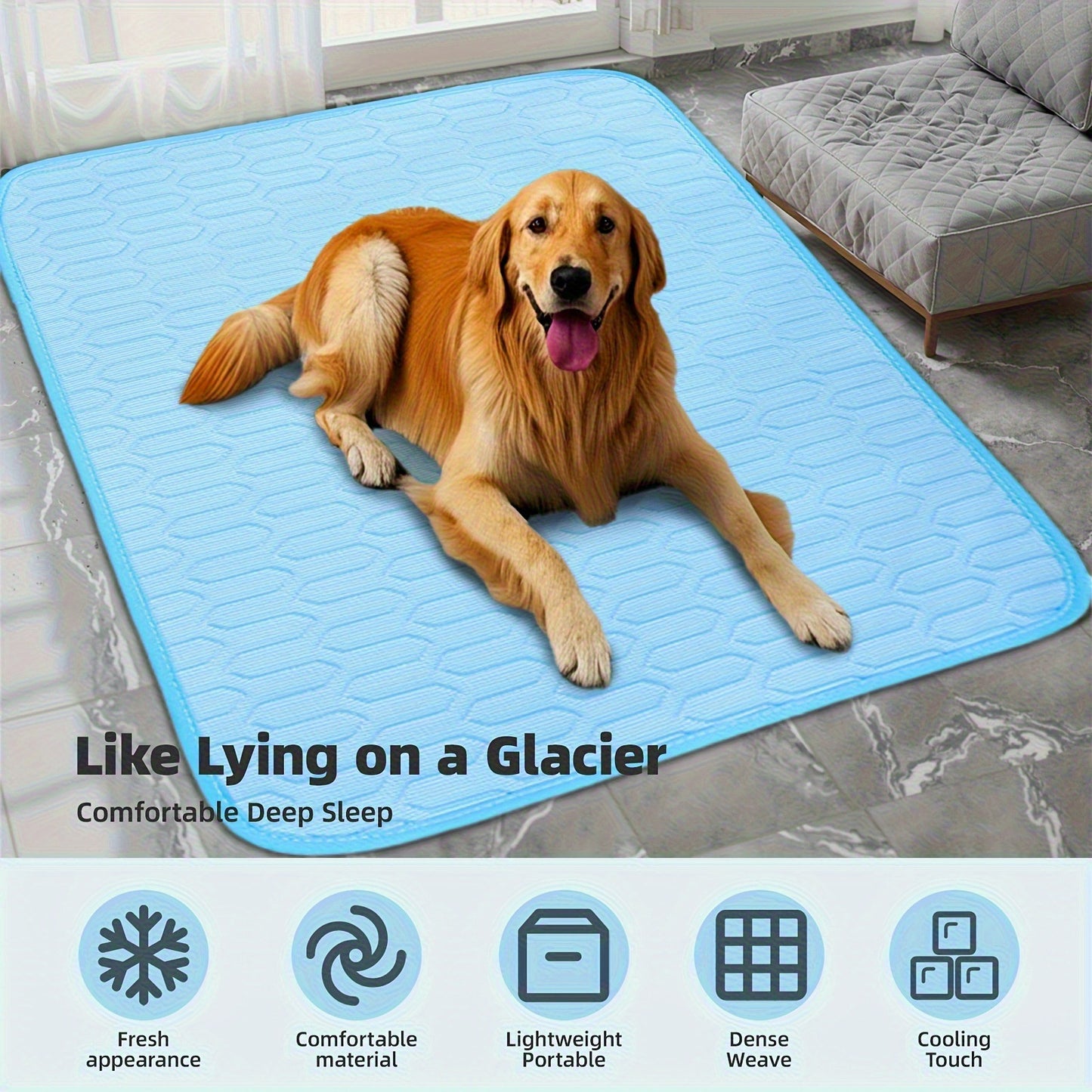 Pet Summer Cooling Ice Silk Sleeping Mat