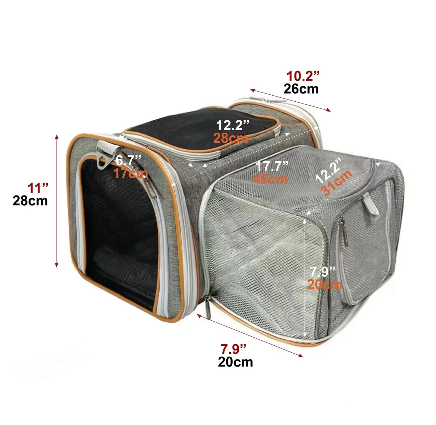 Mr. Peanut's Platinum Series Expandable Airline Pet Carrier Mr. Peanut's Pet Carriers