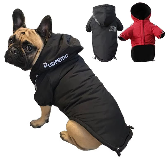 Winter Dog Clothes Warm Fleece Pet Dogs Jacket Reflective Waterproof for Small Medium Dogs Chihuahua French Bulldog Coat Pug