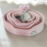 Detachable Pet Bed Pet Bed Detachable Washable Dog Sleeping Bed Soft Comfortable Warm Cat Bed for Four Seasons Soft Pet Bed