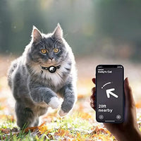 CAT GPS Tracking Collar with Quick-Release Fastener and Reflective Design for Improved Nighttime Visibility