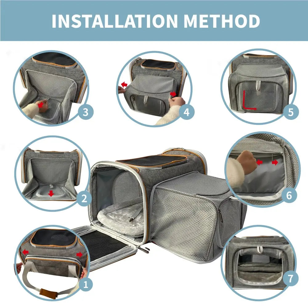 Mr. Peanut's Platinum Series Expandable Airline Pet Carrier Mr. Peanut's Pet Carriers