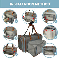 Mr. Peanut's Gold Series XL Double Expandable Pet Carrier Mr. Peanut's Pet Carriers