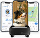 Smart Dog GPS Tracker | Live Pet Tracker with Virtual Fence | Vital Signs Monitoring of Heart & Respiratory Rate | Bark Monitoring | Dog Collar Attachment (Black)