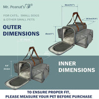 Mr. Peanut's Gold Series XL Double Expandable Pet Carrier Mr. Peanut's Pet Carriers