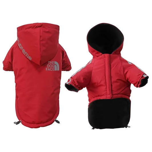 Winter Dog Clothes Warm Fleece Pet Dogs Jacket Reflective Waterproof for Small Medium Dogs Chihuahua French Bulldog Coat Pug