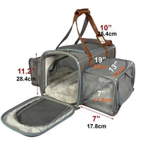 Mr. Peanut's Gold Series XL Double Expandable Pet Carrier Mr. Peanut's Pet Carriers