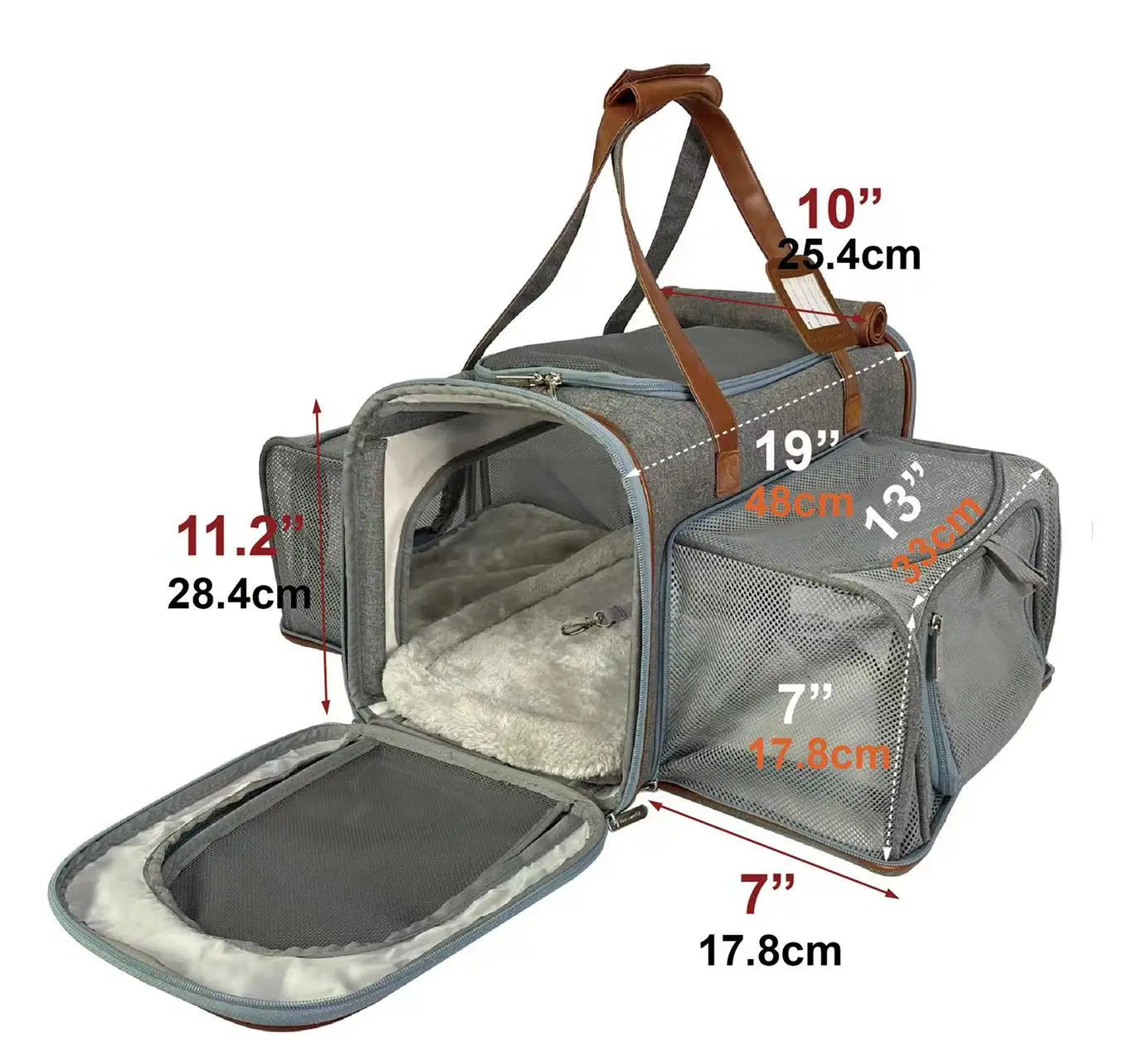 Mr. Peanut's Gold Series XL Double Expandable Pet Carrier Mr. Peanut's Pet Carriers